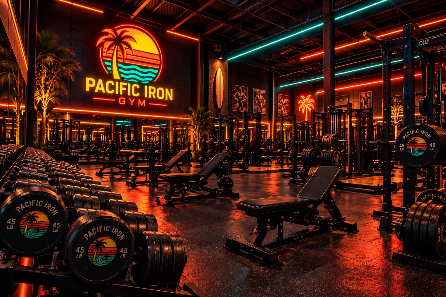 Main training floor